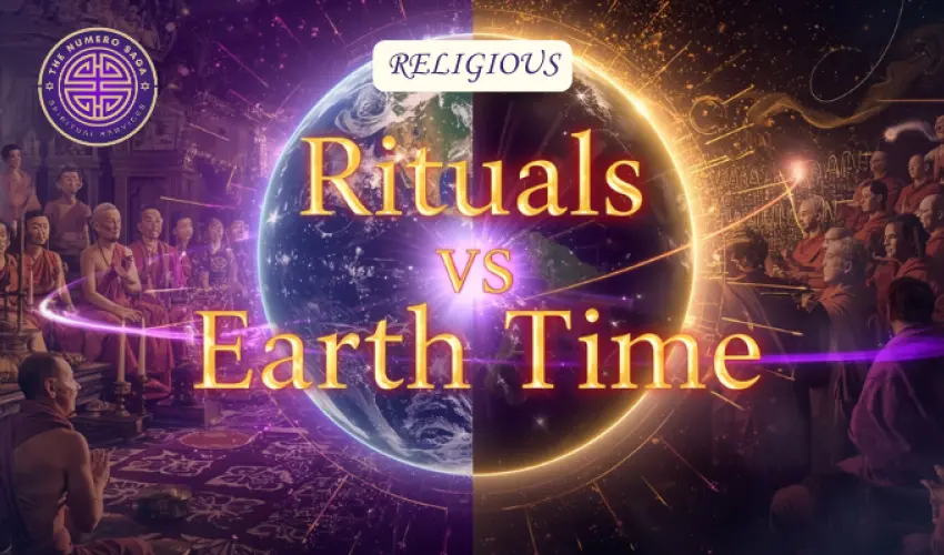 Religious Rituals vs Earth Time: The Alignment of Frequencies and Cosmic Energy